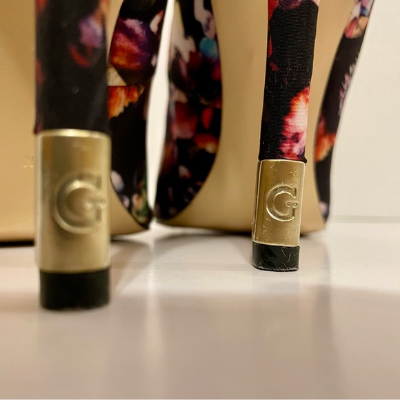 Guess Babbitta Flirtacious Floral Pointed Toe Stiletto Pumps Size 7.5 - Picture 7 of 10